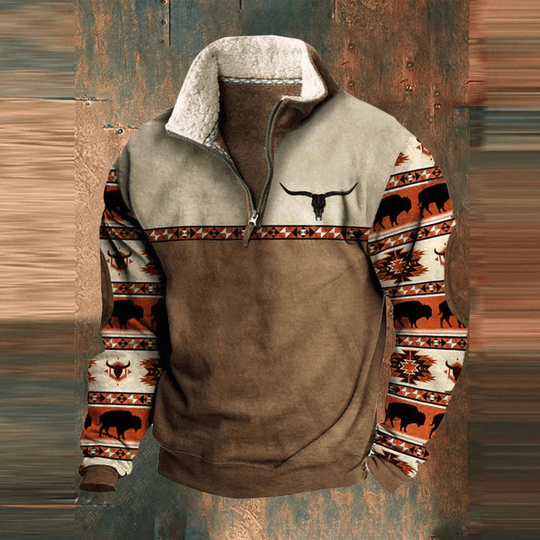 Dakota™ | Graphic Zip-Up Sweatshirt